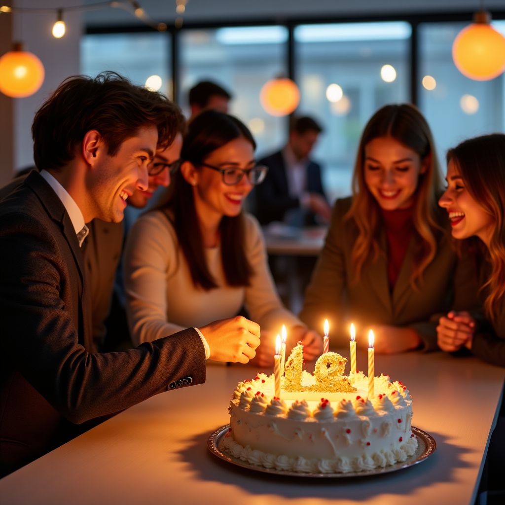 Celebración de aniversario de la empresa